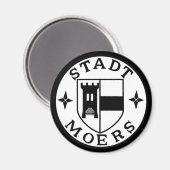 City Seal of Moers, Germany Magnet (Voorkant / Achterkant)