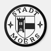City Seal of Moers, Germany Magnet (Voorkant)