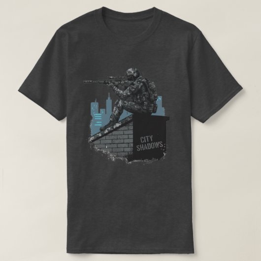 City Shadows Urban Sniper  T-shirt (Design voorkant)