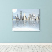 CITY SHEEK CANVAS AFDRUK (Insitu (Houten vloer))