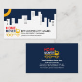 City Silhouette Home Truck Movers Visitekaartje (Voorkant / Achterkant)