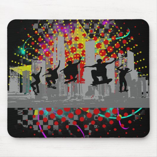 City Skateboarding Muismat (Voorkant)