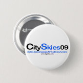 City Skies 09 Logo Pin Button (Voorkant /achterkant)