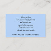 City Skyline Bedrijfswebsite Adreswijziging Visitekaartje (Achterkant)