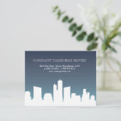 City Skyline | Bedrijven die we hebben verplaatst Aankondiging (Staand voorkant)