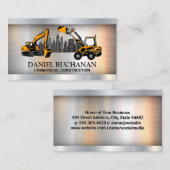 City Skyline | Bouwvoertuigen Visitekaartje (Voorkant / Achterkant)