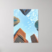 City Skyline Canvas Afdruk (Voorkant)