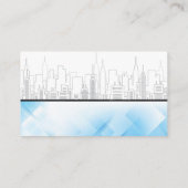 City Skyline | Commercial Properties Visitekaartje (Achterkant)