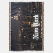 City Skyline Deken (Voorkant Verticaal)