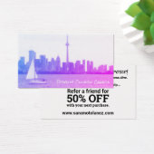 City Skyline Discount Kaart (Bureau)