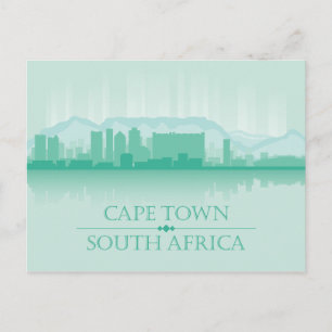 City Skyline   Kaapstad, Afrika Briefkaart