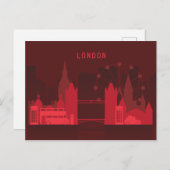 City Skyline | Londen, Engeland Briefkaart (Voorkant / Achterkant)