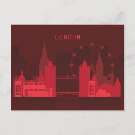 City Skyline | Londen, Engeland Briefkaart (Voorkant)