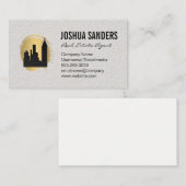 City Skyline | makelaar Visitekaartje (Voorkant / Achterkant)