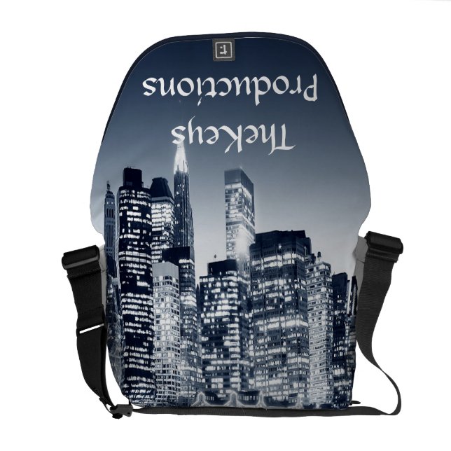 City Skyline Messenger Bag (Achterkant Open)
