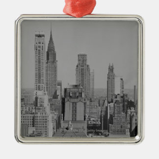 City skyline metalen ornament