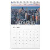 City Skyline Monthly Wall Agenda Kalender (Mar 2027)