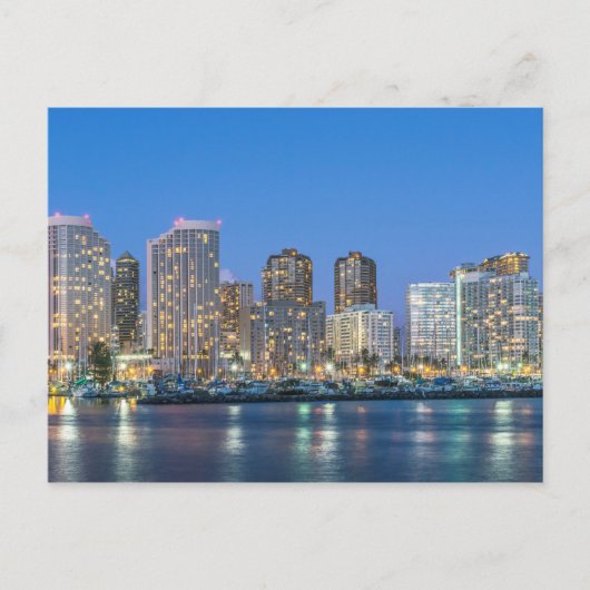 City Skyline of Waikiki Briefkaart (Voorkant)