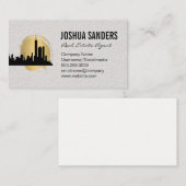 City Skyline | Onroerend goed Visitekaartje (Voorkant / Achterkant)