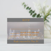 City Skyline RSVP 2 Kaartje (Staand voorkant)