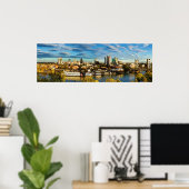 City Skyline Sacramento California Poster (Thuiskantoor)