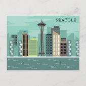 City Skyline | Seattle, Washington Briefkaart (Voorkant)