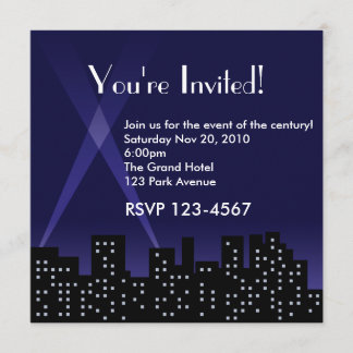 City Skyline Uitnodiging