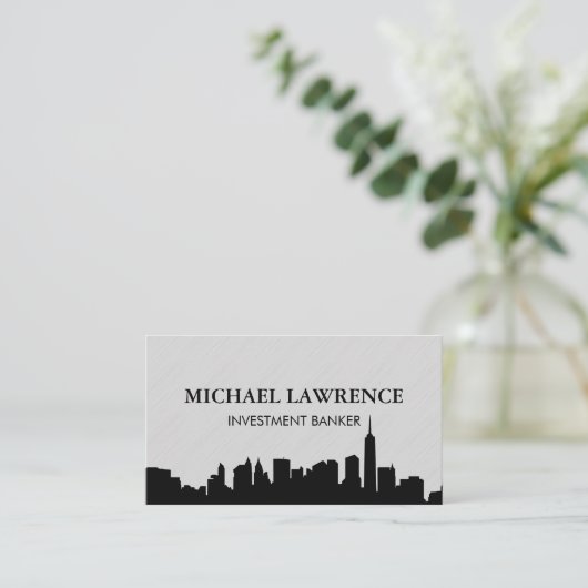 City Skyline Visitekaartje (Staand voorkant)
