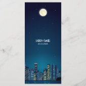 City Skyline Wedding Menu (Achterkant)