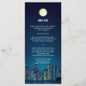 City Skyline Wedding Menu (Voorkant)