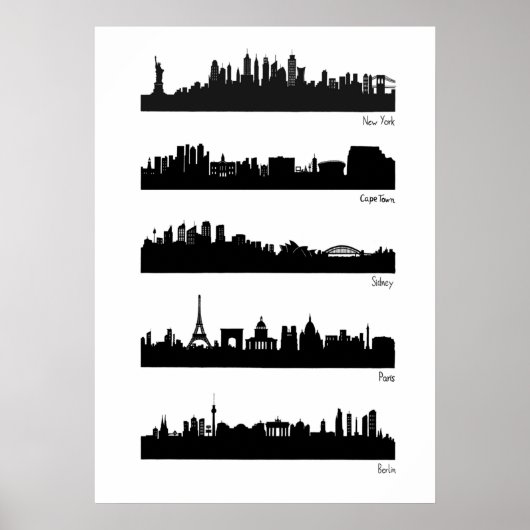 City Skylines - World Poster (Voorkant)