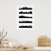 City Skylines - World Poster (Keuken)