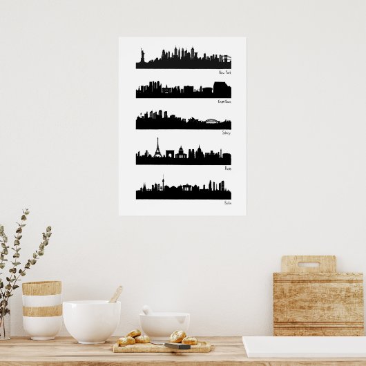 City Skylines - World Poster (Keuken)
