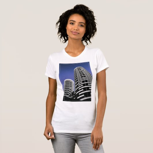 City Skyscraper Womens T-Shirt (Voorkant volledig)