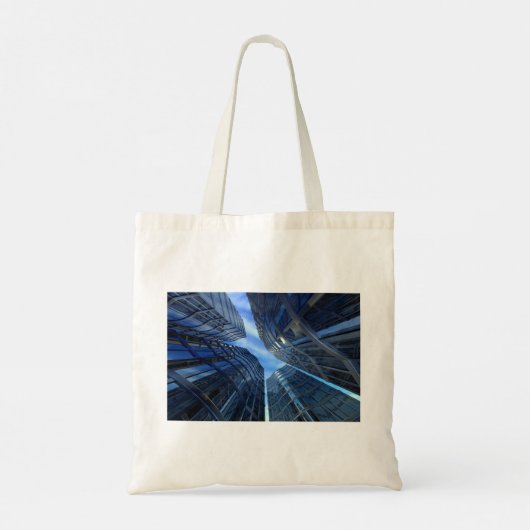 City Skyscrapers Canvas tas (Achterkant)