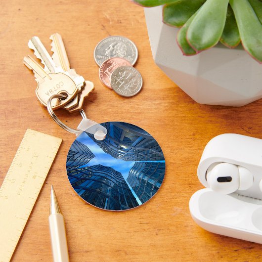 City Skyscrapers Sleutelhanger
