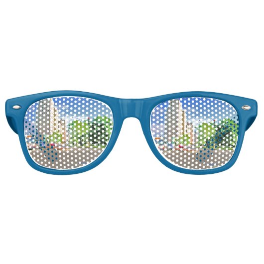 City Slick Shades Retro Zonnebril (Voorkant)