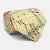 City Slickers -  Kaart Londense Theems Stropdas (Opgerold)