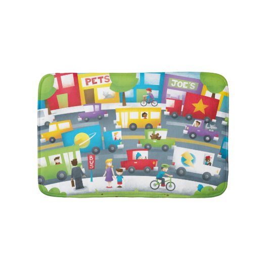 City Street Badmat (Voorkant)