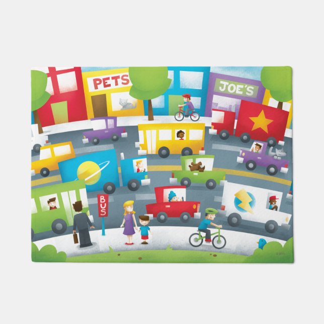 City Street Deurmat (Voorkant)