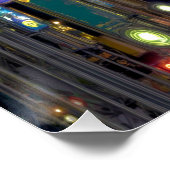 CITY STREET NIGHT SCENE PERFECT POSTER (Hoek)