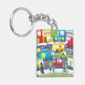 City Street Sleutelhanger (Voorkant Links)