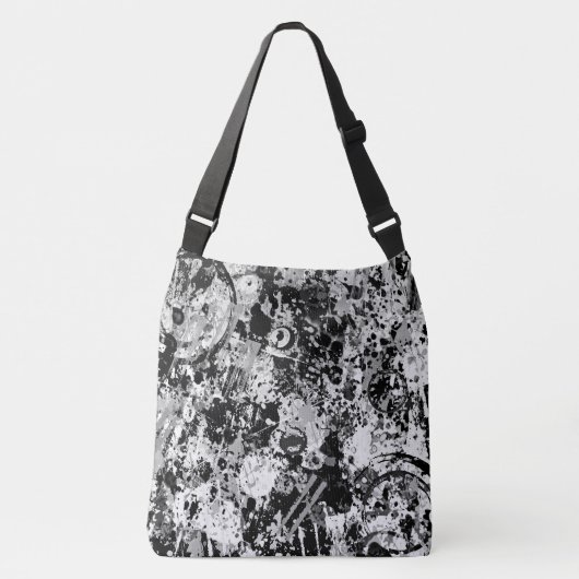 City Streets Graffiti Crossbody Tas (Voorkant)