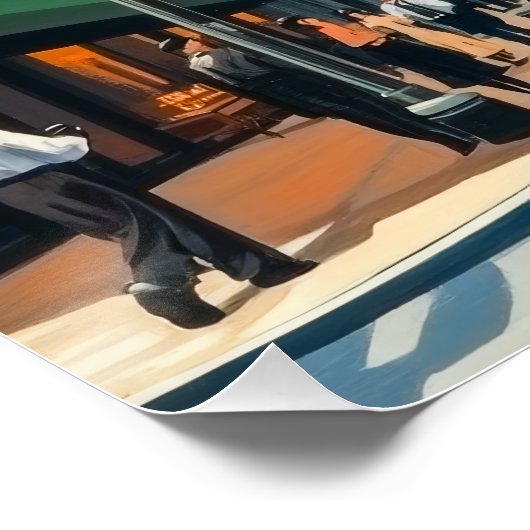 City Streets Magazine Illustratie Perfect Poster (Hoek)