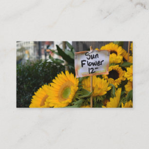City Sunflower NYC Flower Photography Natuur Visitekaartje