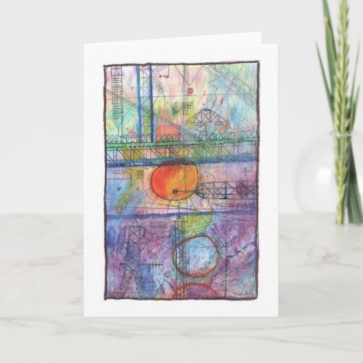 City Sunrise Kaart (Voorkant)