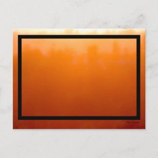 City Sunset Design Impressionist Abstract Sinaasap Briefkaart