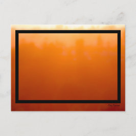 City Sunset Design Impressionist Abstract Sinaasap Briefkaart