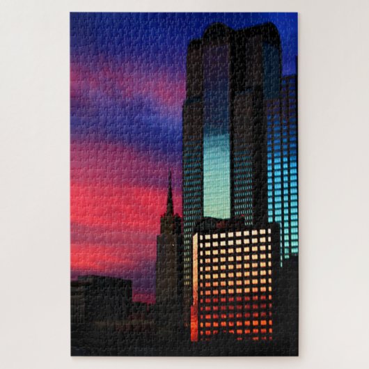 City Sunset Legpuzzel (Verticaal)