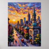 City Sunset Poster (Voorkant)